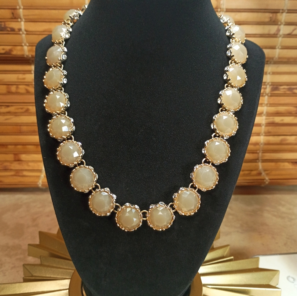 Gold and Taupe Necklace